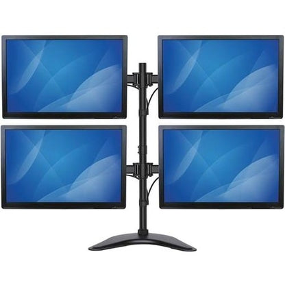 QUAD MONITOR STAND - HEAVY DUTY STEEL