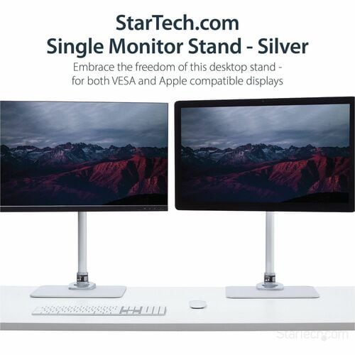 DESKTOP MONITOR STAND WITH CABLE HOOK