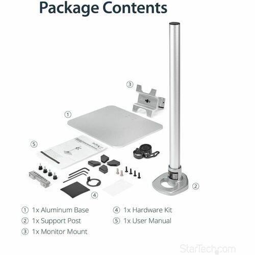DESKTOP MONITOR STAND WITH CABLE HOOK