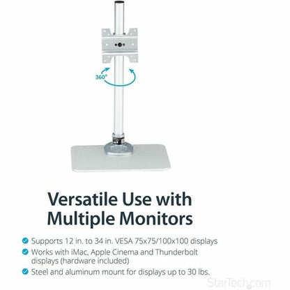 DESKTOP MONITOR STAND WITH CABLE HOOK