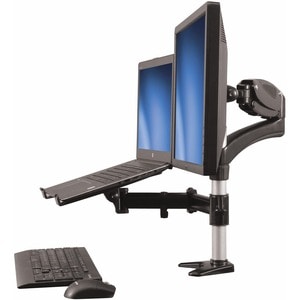 SINGLE-MONITOR ARM WITH LAPTOP STAND