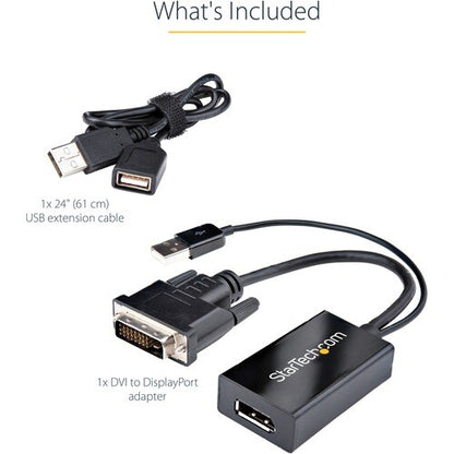 DVI TO DISPLAYPORT ADAPTER - USB POWER