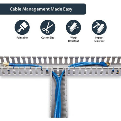 2x2 Open Slot Wiring Raceway/Duct w.Lid