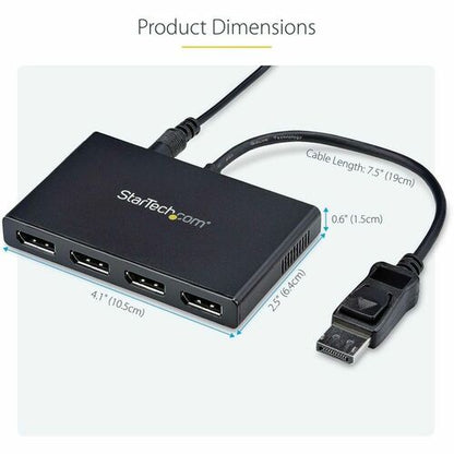 MST Hub - DisplayPort to 4x DisplayPort