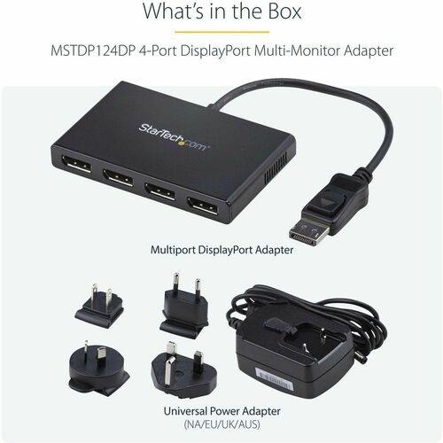 MST Hub - DisplayPort to 4x DisplayPort