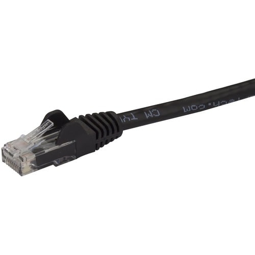 15m Black Snagless Cat6 UTP Patch Cable