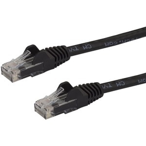 15m Black Snagless Cat6 UTP Patch Cable