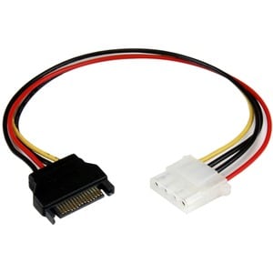 12in SATA to LP4 Power Cable Adapter F/M