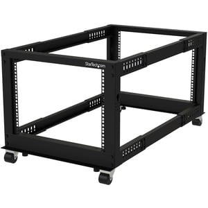 8U 19in Open Frame Server Rack Adj Depth