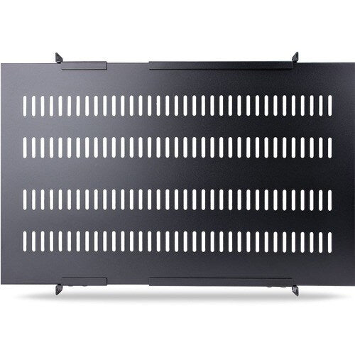 1U Adjustable Vented Rack Mount Shelf