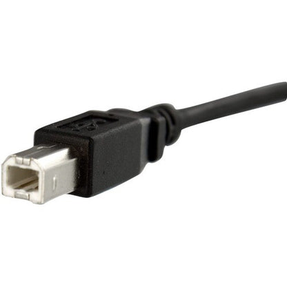 1 ft Panel Mount USB Cable B to B