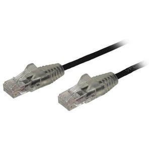 Cable - Black Slim CAT6 Patch Cord 2m