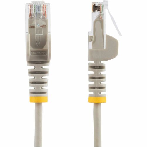 6ft Gray Snagless Slim Cat 6 Patch Cable