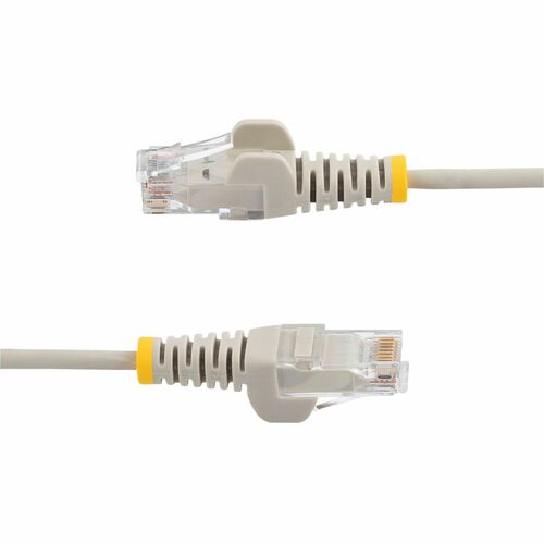 6ft Gray Snagless Slim Cat 6 Patch Cable