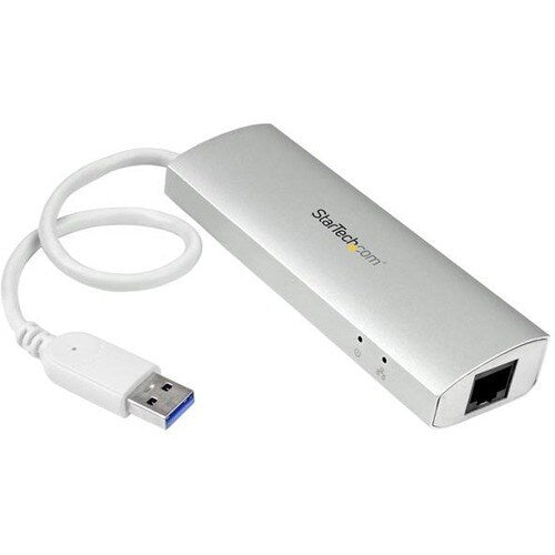 3 Port Portable USB 3.0 Hub plus GbE