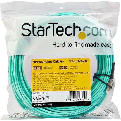 Cable - 15m OM3 LC/LC Fiber Optical Cord