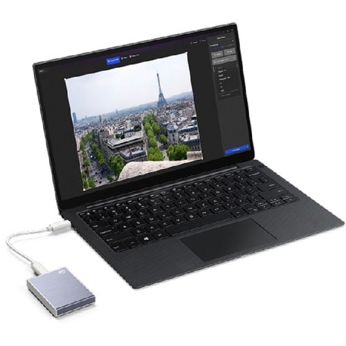 ONE TOUCH SSD 500GB BLUE 1.5IN USB 3.1 C