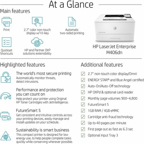 LaserJet Enterprise M406dn