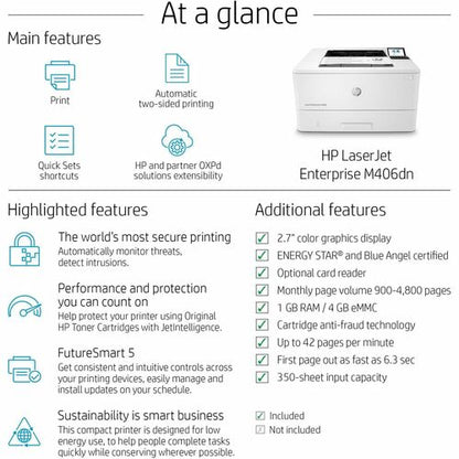 LaserJet Enterprise M406dn