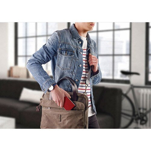 1TB ONE TOUCH PORTABLE W RESCUE-RED