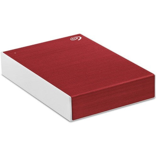 5TB ONE TOUCH PORTABLE W RESCUE-RED