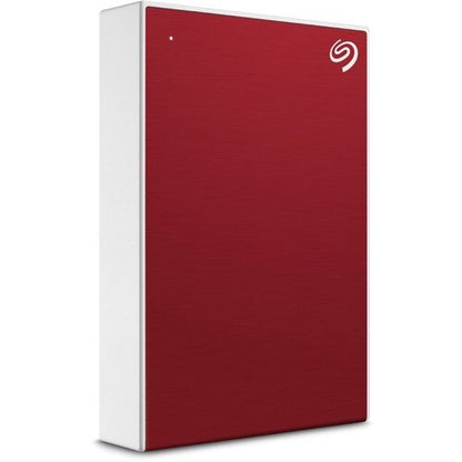 5TB ONE TOUCH PORTABLE W RESCUE-RED
