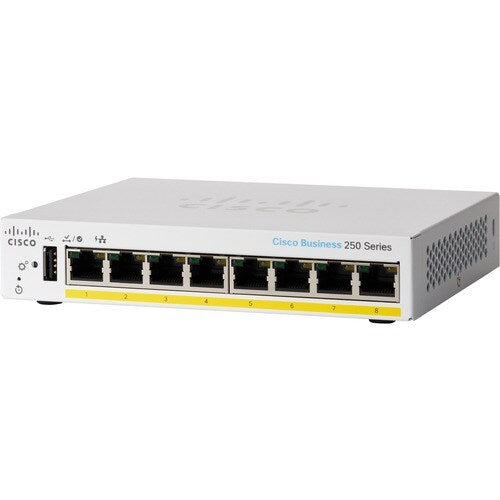 CBS250 Smart 8-port GE  Partial PoE  Des