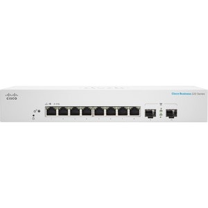 CBS220 Smart 8-port GE  Ext PS  2x1G SFP