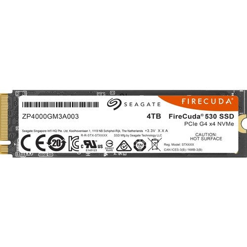 FIRECUDA 530 NVME SSD 4TB M.2S PCIE GEN4