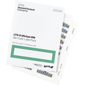 HPE LTO-8 30TB RW Bar Code Label Pack