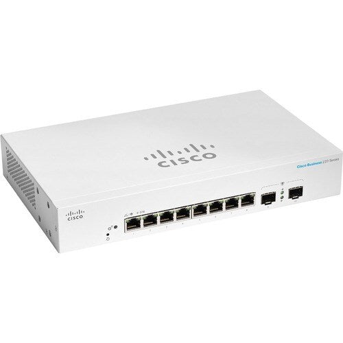 CBS220 Smart 8-port GE  PoE  Ext PS  2x1