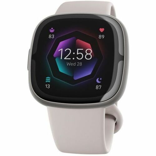 Fitbit Sense 2 Lunar White/Platinum