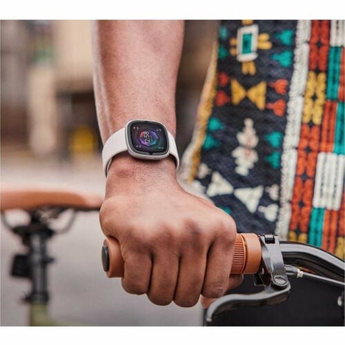 Fitbit Sense 2 Lunar White/Platinum