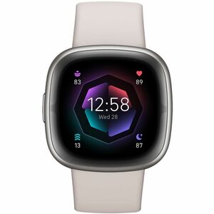 Fitbit Sense 2 Lunar White/Platinum