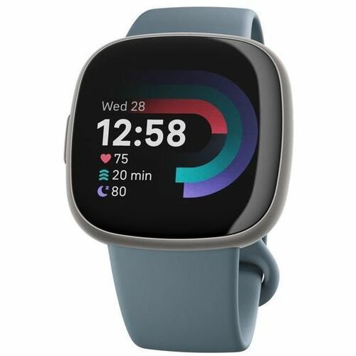 Fitbit Versa 4 Waterfall Blue/Platinum