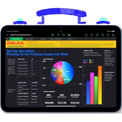 IPAD WF CL 64GB BLUE-E&E