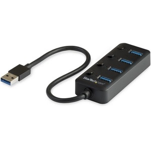 Hub - USB 3 4-Port with On/Off Switches