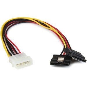 12 LP4 to 2x latching SATA Y Cable