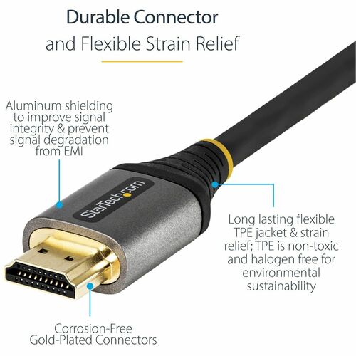 6ft 2m Certified HDMI 2.1 Cable - 8K/4K