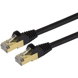 6ft Black Molded Category 6a Patch Cable