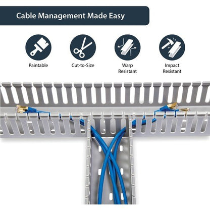 3x3 Open Slot Wiring Raceway/Duct w.Lid