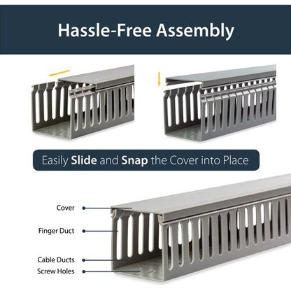 3x3 Open Slot Wiring Raceway/Duct w.Lid