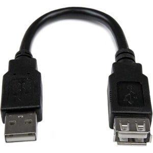 6in USB 2.0 Ext Adapter Cable A to A M/F