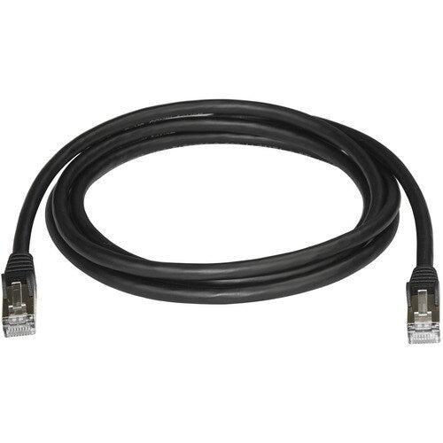 2m Black Cat6a Ethernet Cable - STP
