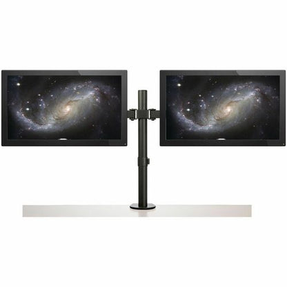 Monitor Arm - Dual - Crossbar - Steel