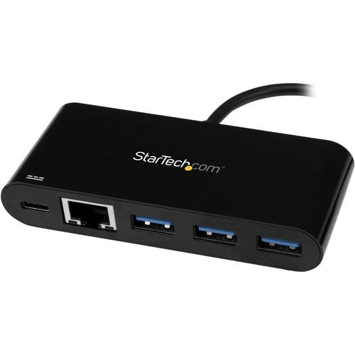 3 PORT USB C HUB W/ GBE PD - USB 3.0