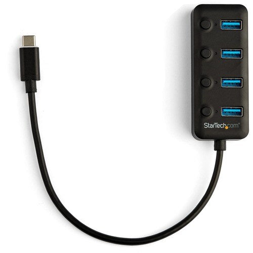 Hub - USB C 4-Port with On/Off Switches