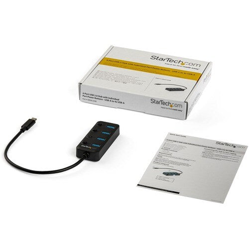 Hub - USB C 4-Port with On/Off Switches