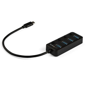 Hub - USB C 4-Port with On/Off Switches