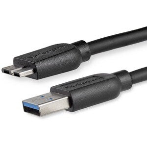 2m 6ft Slim USB 3.0 Micro B Cable